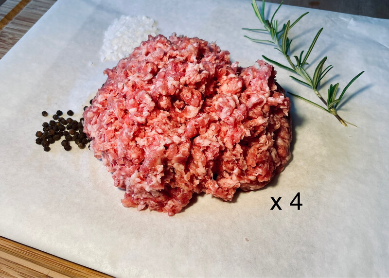 Spezialpaket Spezialpaket "4 x Hackfleisch vom Schwein" - TK