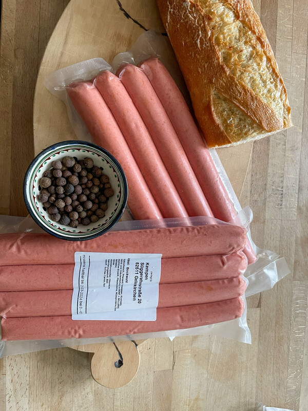 Spezialpaket „3 Packungen Bockwurst rein Rind (4 Stück)“ TK