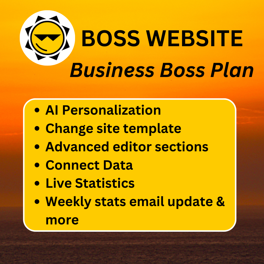 Business Boss Website Editor Plan