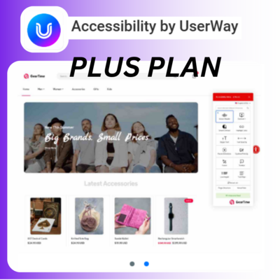 Accessibility by UserWay Plus Plan