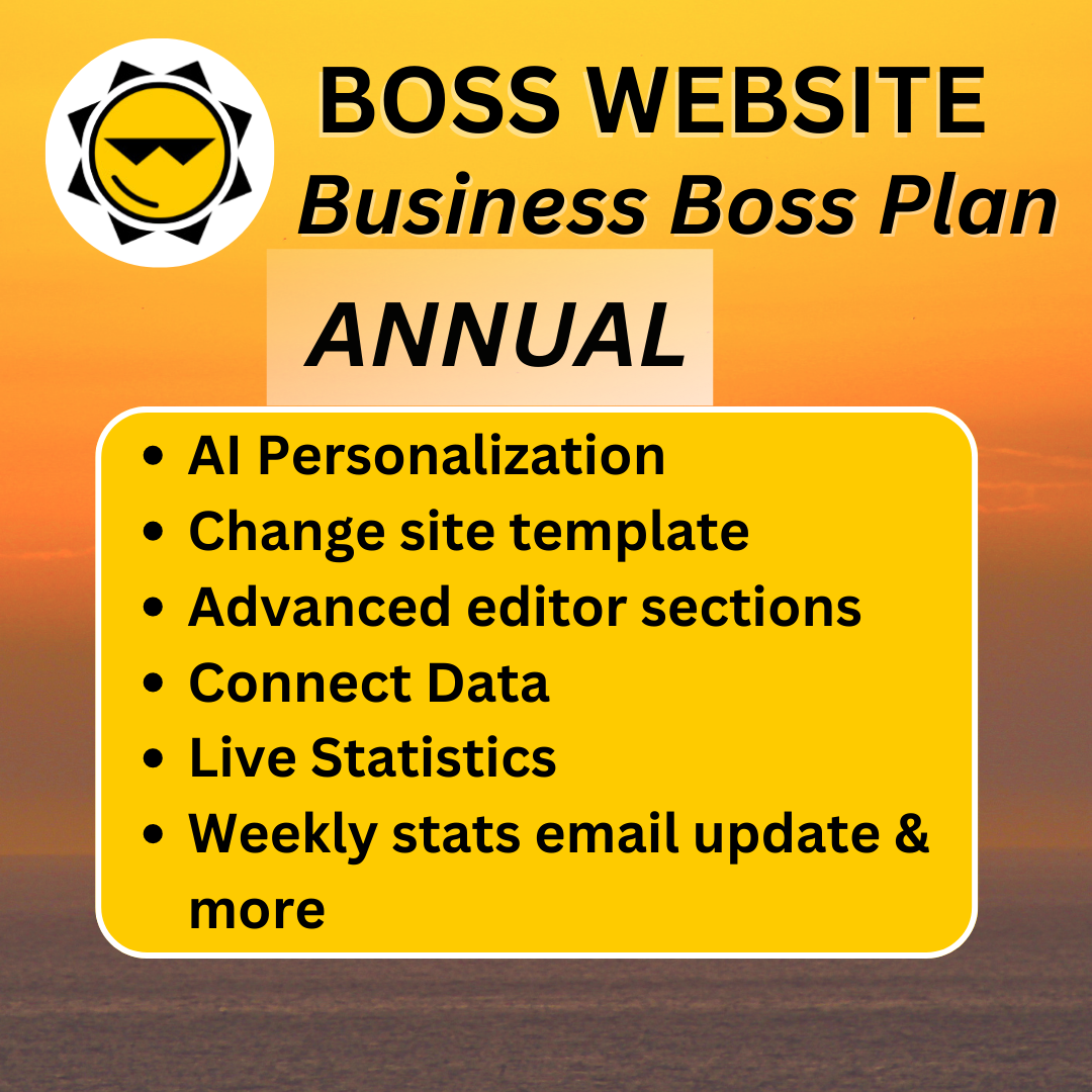 Business Boss Website Editor Annual Plan