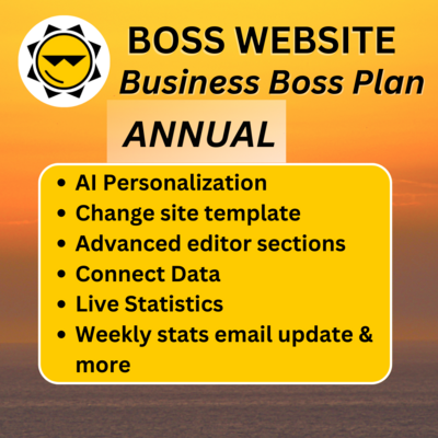 Business Boss Website Editor Annual Plan