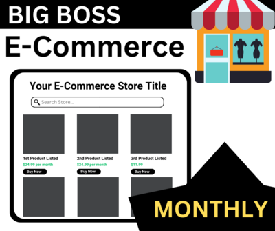 Big Boss E-Commerce Monthly Plan