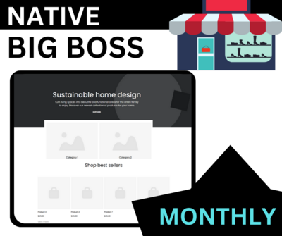 Native Big Boss Store Monthly Plan