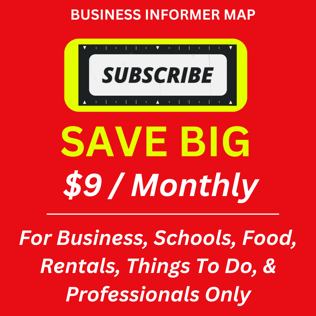 SAVE BIG & Subscribe : Business Informer Map