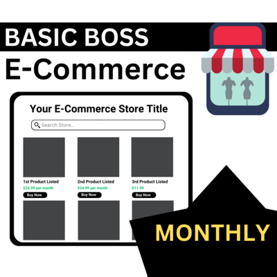 Basic Boss E-Commerce Monthly Plan