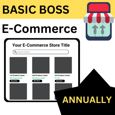 Basic Boss E-Commerce Annual Plan