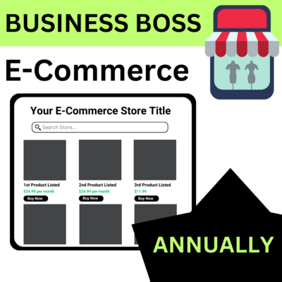 Business Boss E-Commerce Annual Plan