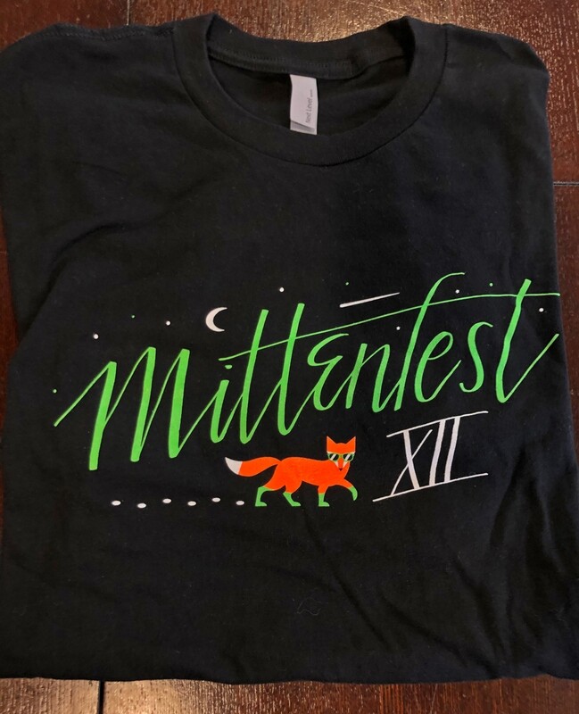 Mittenfest XII t-shirt (2017, black)