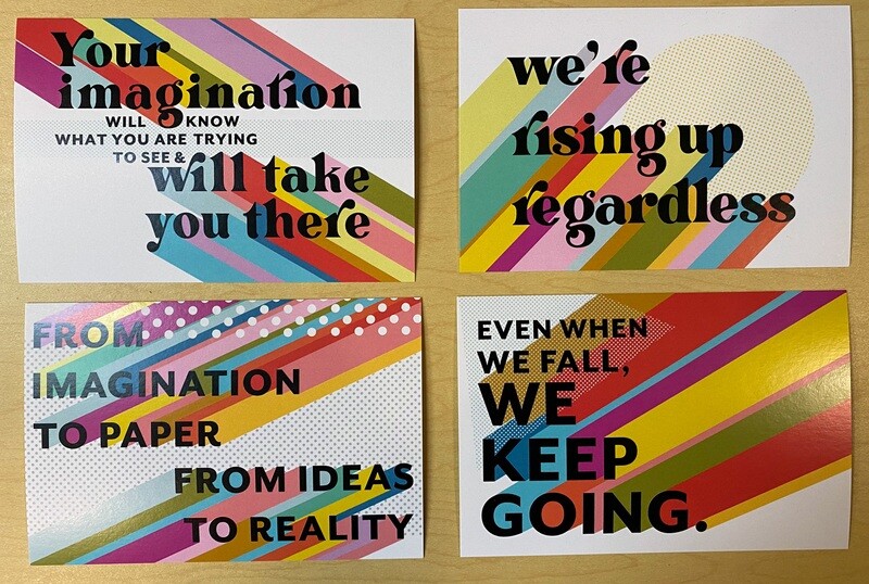 826michigan Student Writing Postcard 4-pack