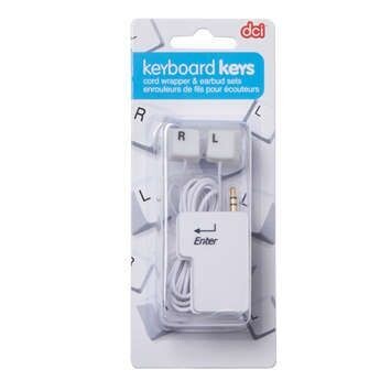 keyboard keys earbuds