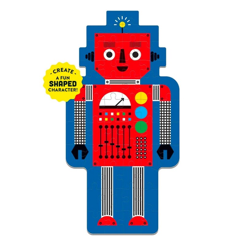 Robot Shaped Puzzle