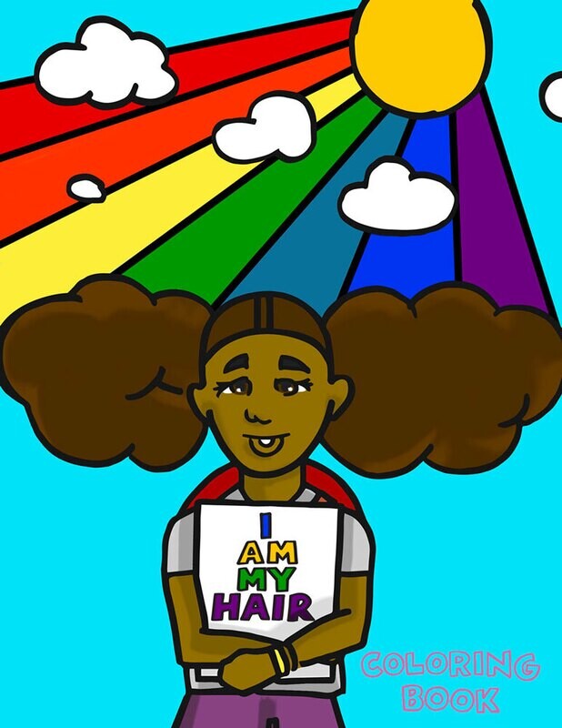 I Am My Hair Coloring Book - Kinyel Friday