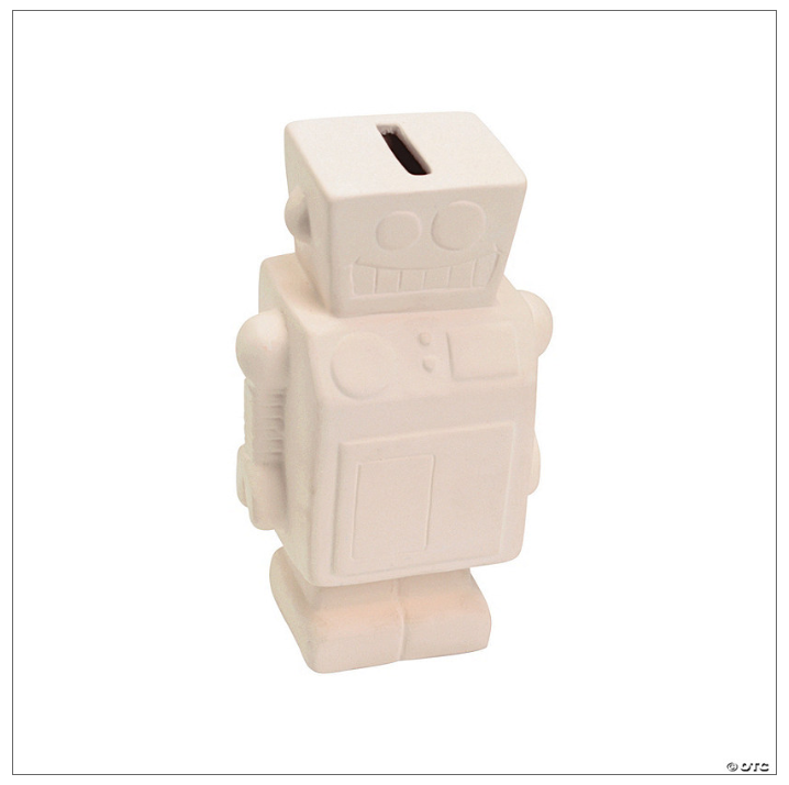 Ceramic Robot Bank