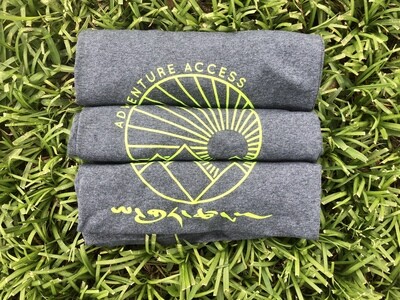 Adventure Access Tent Life T-shirt - Lime Green