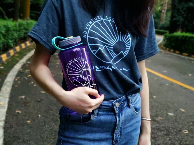 Adventure Access Tent Life T-shirt - Carolina Blue
