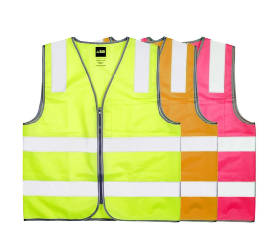 BAD® Hi-Vis Day/Night Zip Safety Vest