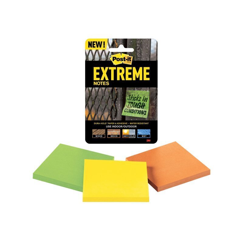 Post-It Extreme EXTRM33-3TRYMX 76x76mm Pk3 Bx6