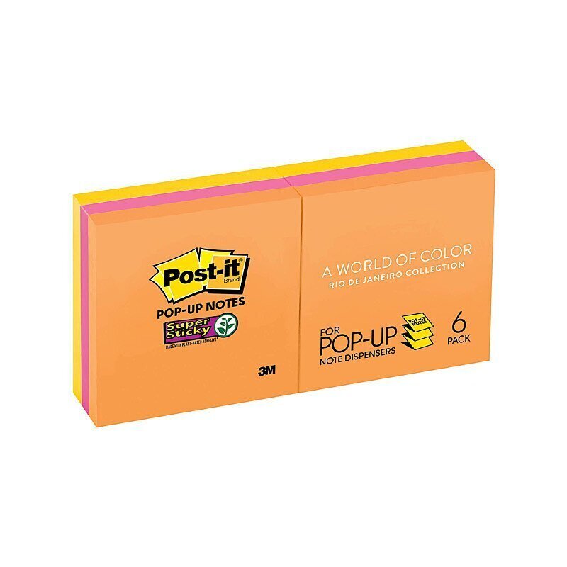 Post-It Note R330-6SSUC Pop-Up Rio De Janeiro Pk6