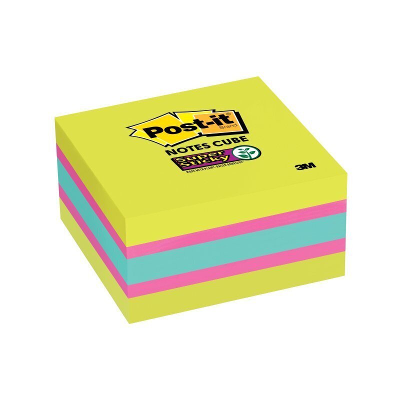 Post-It Super Sticky Cube 2027-SSGFA Pk5