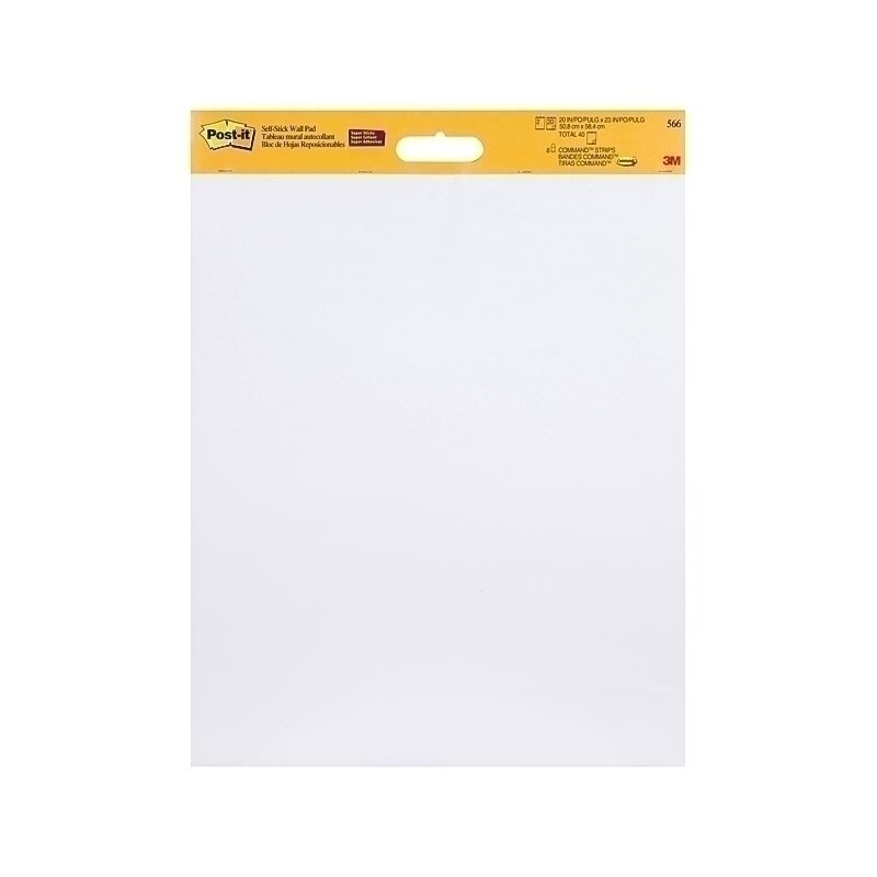 PostIt Wall Pad 566 2/Pad Bx2