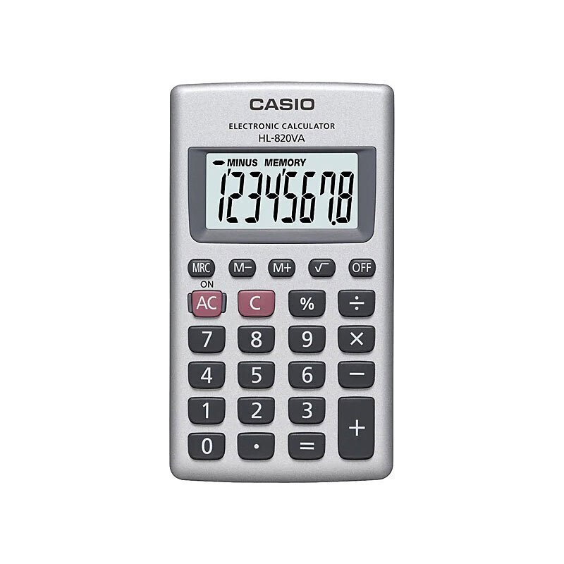 Casio HL820 Pocket Calculator