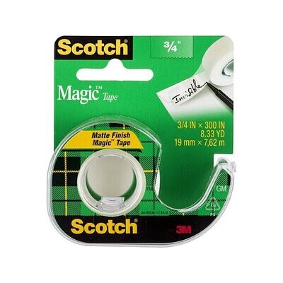 Scotch Magic Tape 105 19mmX7.62M Bx12