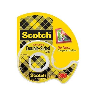 Scotch Double Sided Tape 136 12.7mmX6.3M Bx12