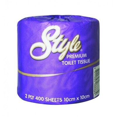 ​ABC 8888 Style Premium Toilet Tissue Rolls 2 Ply Ctn: 48 Rolls x 400 Sheets