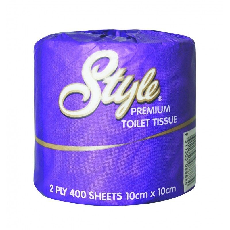 ​ABC 8888 Style Premium Toilet Tissue Rolls 2 Ply Ctn:  48 Rolls x 400 Sheets