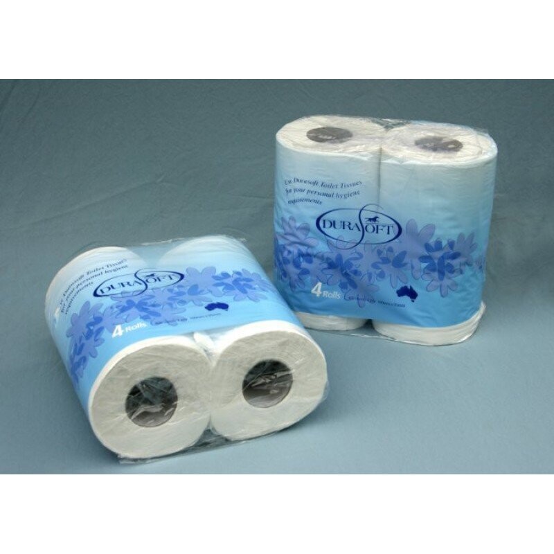 Durasoft Toilet Rolls 2 Ply Ctn: 48 Rolls x 250 Sheets