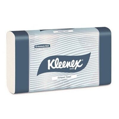 Kleenex 4440 White Compact Hand Towel Ctn: 24 Pkts x 90 Sheet 19cm x 29.5cm