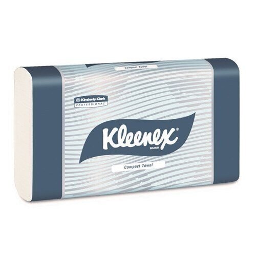 Kleenex 4440 White Compact Hand Towel Ctn:  24 Pkts x 90 Sheet   19cm x 29.5cm