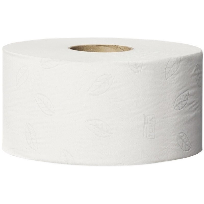 Tork 120280 Mini Jumbo Toilet Roll 2 Ply Ctn: 12 Rolls x 170m
