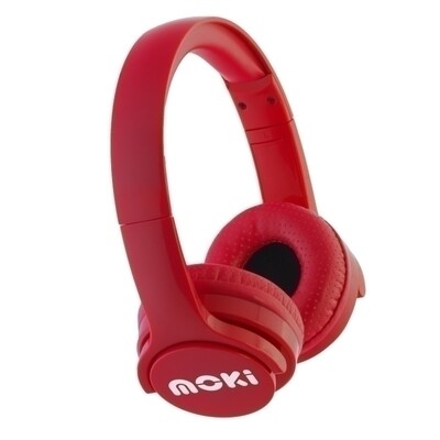 Moki Brites Headphones Red