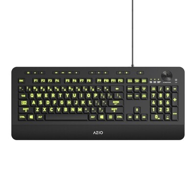 Azio Large Print 5C Keyboard