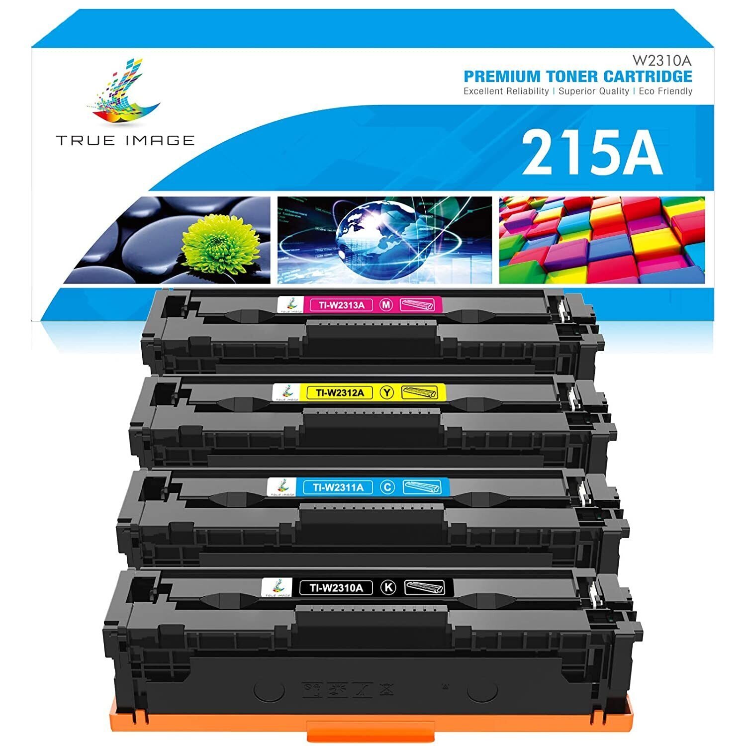 HP W2310A #215A B C M Y - Full of Premium Toners