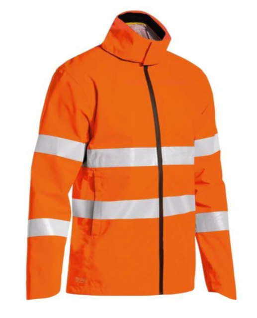 Taped Hi Vis Lightweight Ripstop Rain Jacket BJ6927