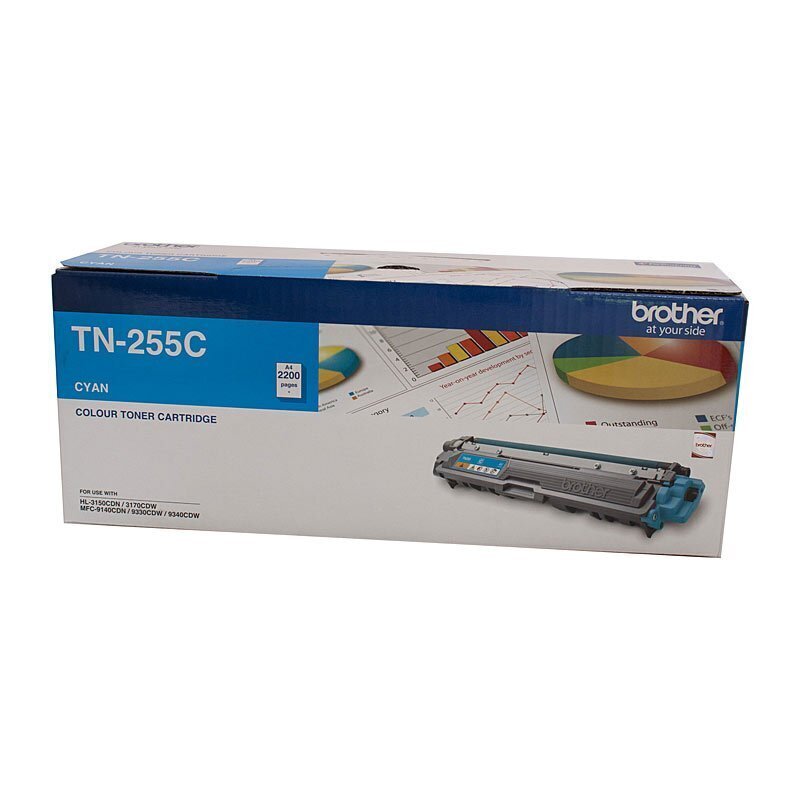 Brother TN255 Cyan Toner Cart - Genuine