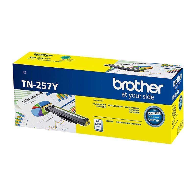 Brother TN257 Yell Toner Cart - Genuine