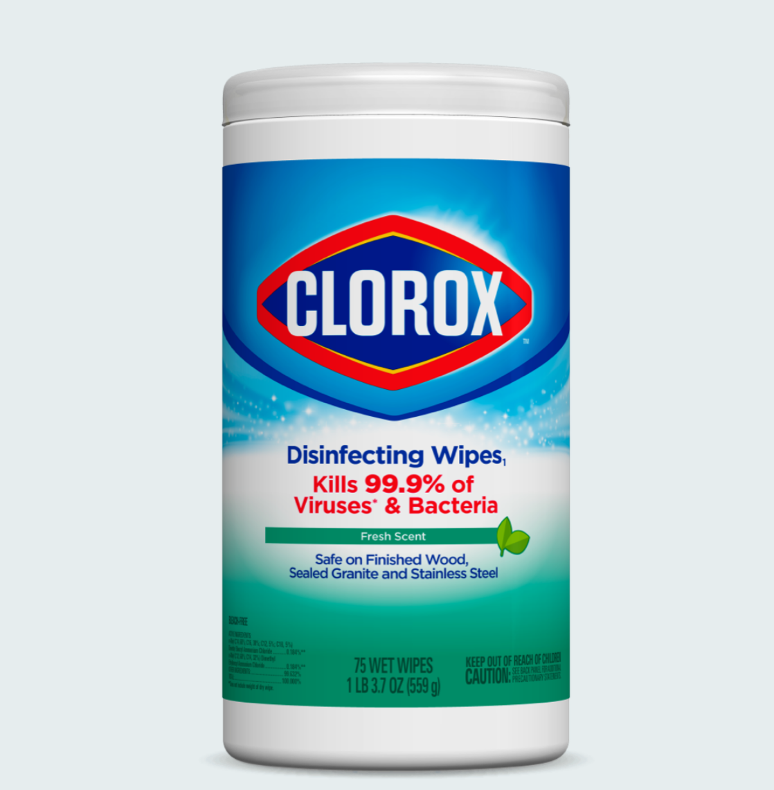 Clorox 15949 Disinfecting Wipes Canister 75