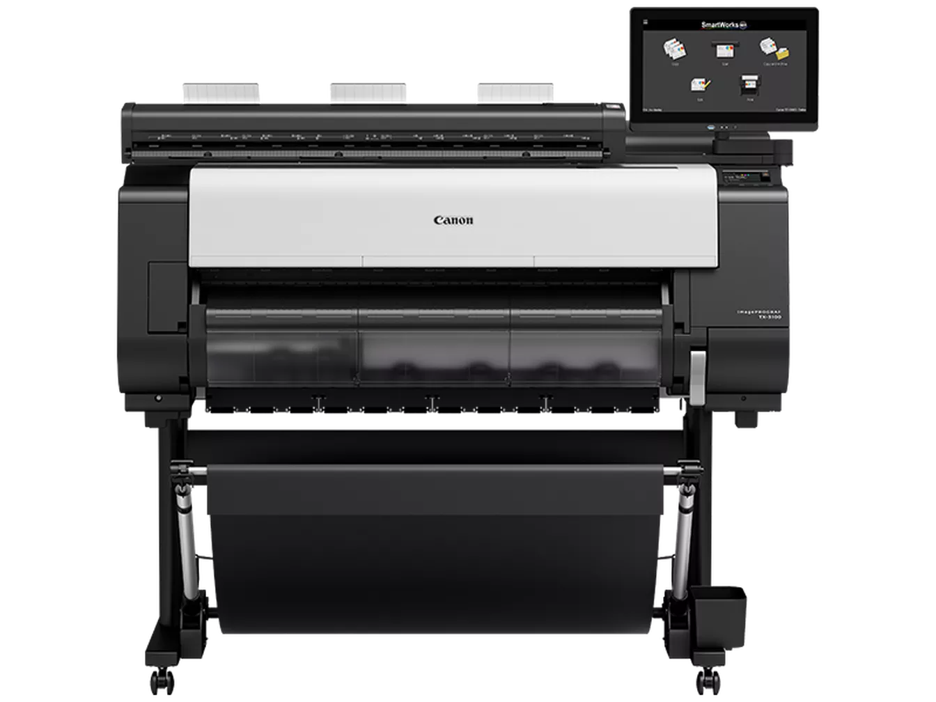 CANON IPFTX-3100 36IN 5 COLOUR TECHNICAL LARGE FORMAT PRINTER WITH STAND AIO PC AND SCANNER