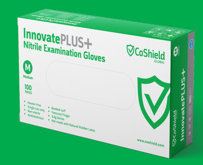InnovatePLUS+ Nitrile Examination Gloves, Large - 10 x boxes of 100 carton
