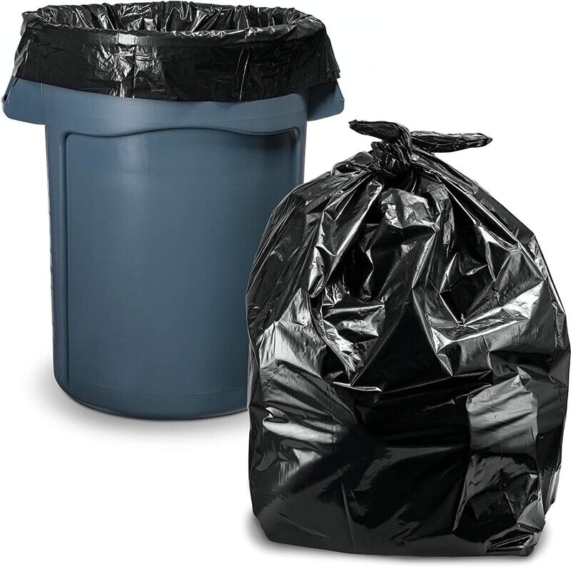 73-78L Thinkpac Black Bin Liners, Rubbish Bags (250 Bags)