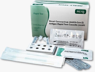 25-Pack Realy Tech Covid-19 Rapid Antigen Test Kit Nasal Very High Sensitivity
