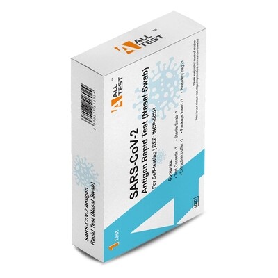 1 Pack ALLTEST SARS-CoV-2 Home Use Rapid Antigen Test Nasal Swab (Nasal Swab)