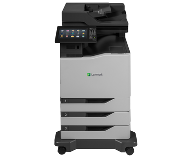 Lexmark CX860DTE A4 Duplex Colour Laser Multifunction Printer Up to 60 PPM E-Task 10" Class Colour Touch Screen