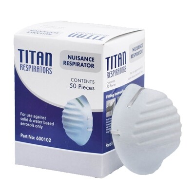 Ultra Health Titan Disposable Nuisance/Dust Mask Double Strap (Box/50)