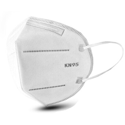 20pk YSF KN95 White Respirator Face Mask with Earloops (20/Box)