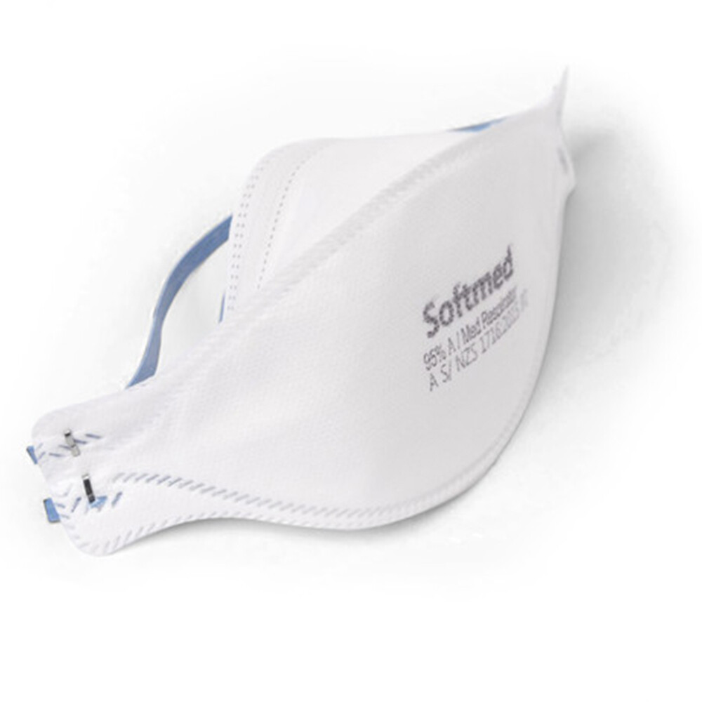 Box of 20 Softmed A-Med Surgical Mask with Head Loops Level 3 Individually Wrapped - Australian Made